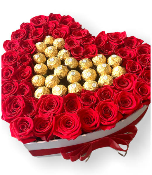 CORAZÓN CON FERRERO ROCHER